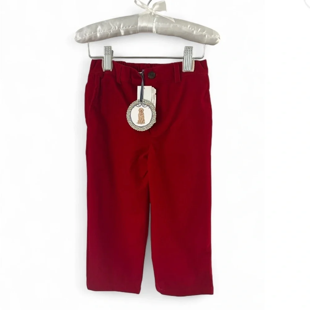 NWT Edgehill Collection‎ Size 6 Red Kids Pants